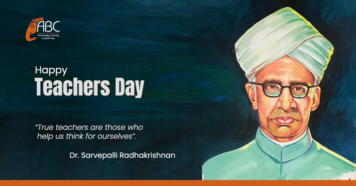 ABCfortech's tweet photo. Education is the key to success in life, and teachers make a lasting impact on the lives of their students.

Happy Teachers Day..!!

Tag your favourite Teacher below and let them know how you feel on this Teachers Day!. 
.
.
#teachersday2020 #teachersday #Happyteachersday https://t.co/sETPaK0ok8