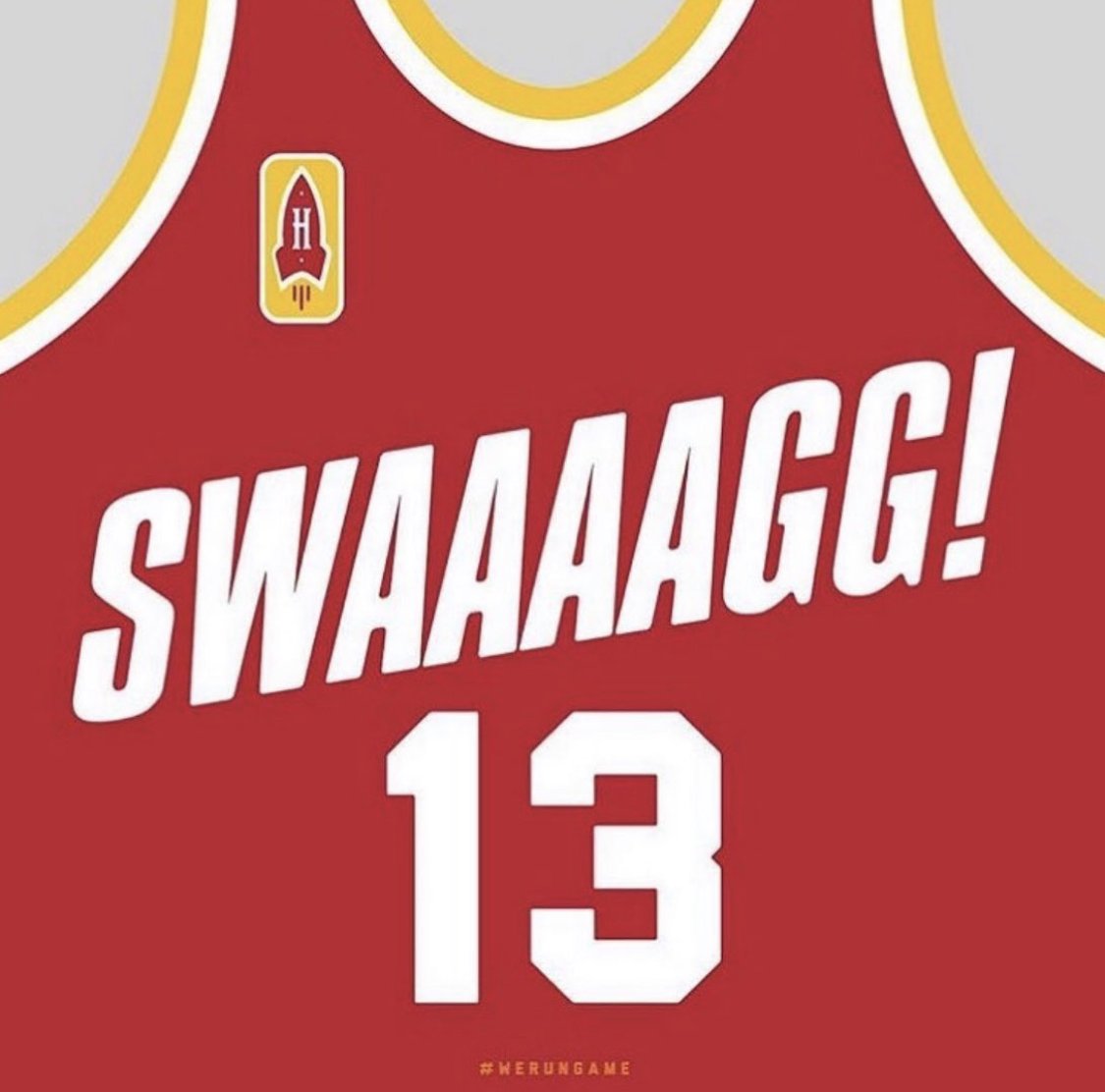 WeRunGame's tweet photo. SWAAAAGG 1 Lakers 0. Beat LA. #Swaaaagg #OneMission #BubbleBoys #WeRunGame #WhyNot #JamesHarden #RocketsTwitter #RocketsFan https://t.co/TLOas2JeBS
