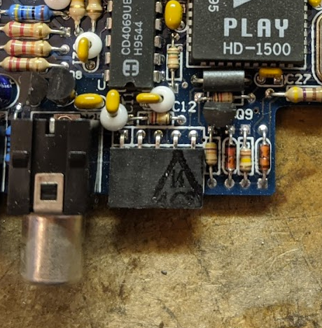 and the mystery connector on the side? i think it is for manufacturing test. pinout is:1. video2. +9V power in3. gnd4. FPGA pin 19 (HDC) which goes low after programming5. FPGA pin 21. purpose unknown.