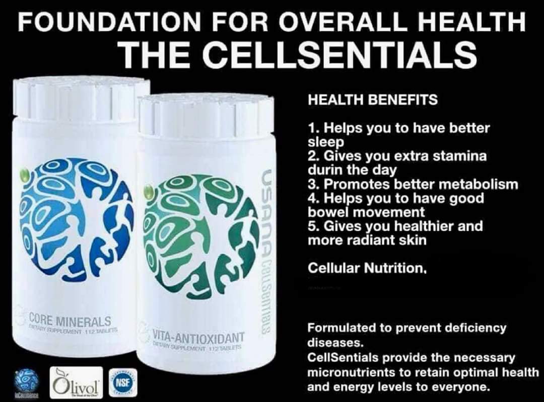 Usana Cellsentials: the simplest way to the Healthier Day

#Usana #Cellsentials #Healthier #healthylifestyle
#HealthyLiving #fitnessmotivation  #ImmuneSystem  #immuneSupport #HealthySkin #exercise  #CompleteVitamins #Supplements #CellularNutrition #fitness #healthierday