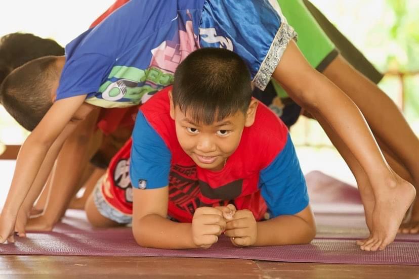 Today, #sumalee #Phuket children’s free yoga class for underprivileged children in the locality. 3 - 4 pm
