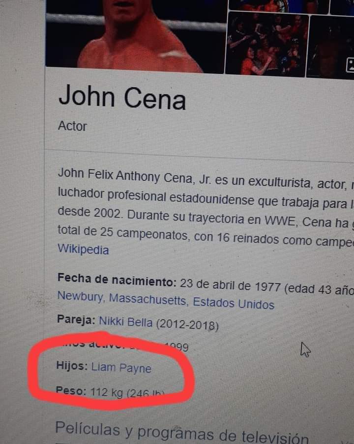 AlejandraReza10's tweet photo. @LiamPayne is John Cena your real father!???????????
I've been deceived for 8 years of my life.
F https://t.co/3kLRyQcj5K