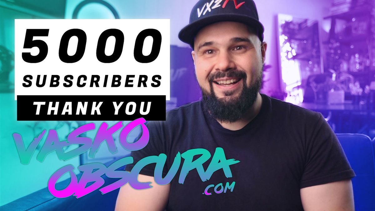 Finally reached 5000 Subscribers on YouTube. Watch the video to find out about the exciting new things happening on the channel. youtube.com/watch?v=69du9Q… #vaskoobscura #youtuber #5000subscribers #follow