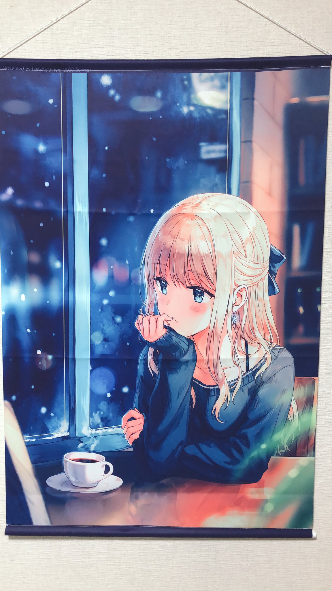 hiten 版画　SUMMER WITH YOUアールビバン ミクスドメディア hiten 版画 SUMMER WITH YOUアールビバン ミクスドメディア