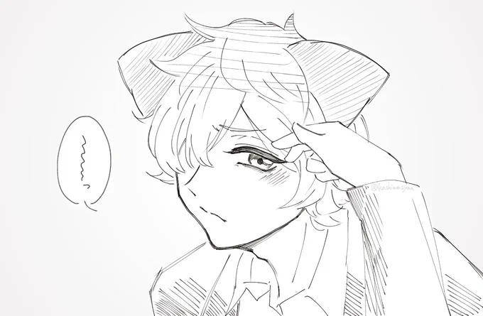 拙者、推しの照れ顔が大好きでござる故…

※ラギ監🐆🌸
※監督生手有り

#twstプラス 