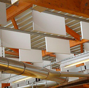 soundisoco's tweet photo. For larger rooms with high ceilings, acoustical baffles are a great solution for echo problems. Sound waves bounce all over the place, and the sound baffles will absorb a lot of it. 

Learn More: https://t.co/Tg4OaGHwEJ

Call: 888-666-5090

#SoundIsolationCompany #NoiseReduction https://t.co/IB5BMs0vsS