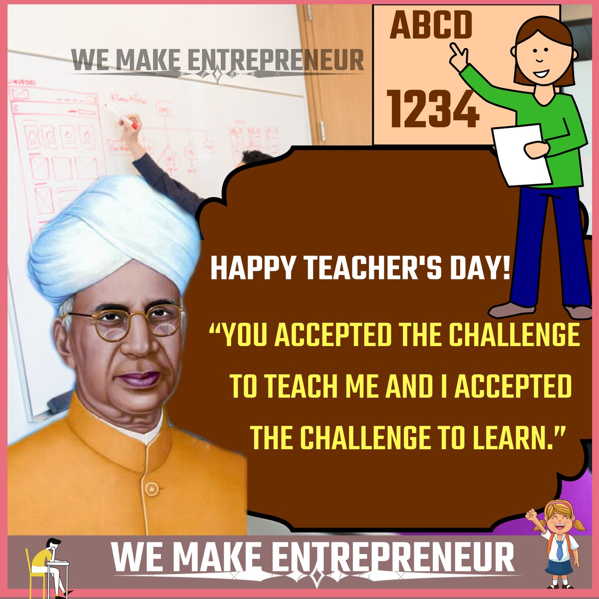 manishgautam__'s tweet image. You accepted the challenge to teach me and I accepted the challenge to learn.” ―
 #HappyTeacher’sDay
 #WeMakeEntrepreneur 
 #DevelopHabits 
 #InspirationQuotes 
 #MotivationalQuotes
 #Success 
 #Entrepreneur
 #MillionaireMindset 
 #GosefMade