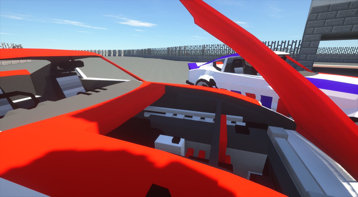 VellEagle's tweet photo. #Minecraft #マイクラ #flansmod #NISSAN #240z #街道レーサー オーバーフェンダーすこ https://t.co/Db8o1722dk