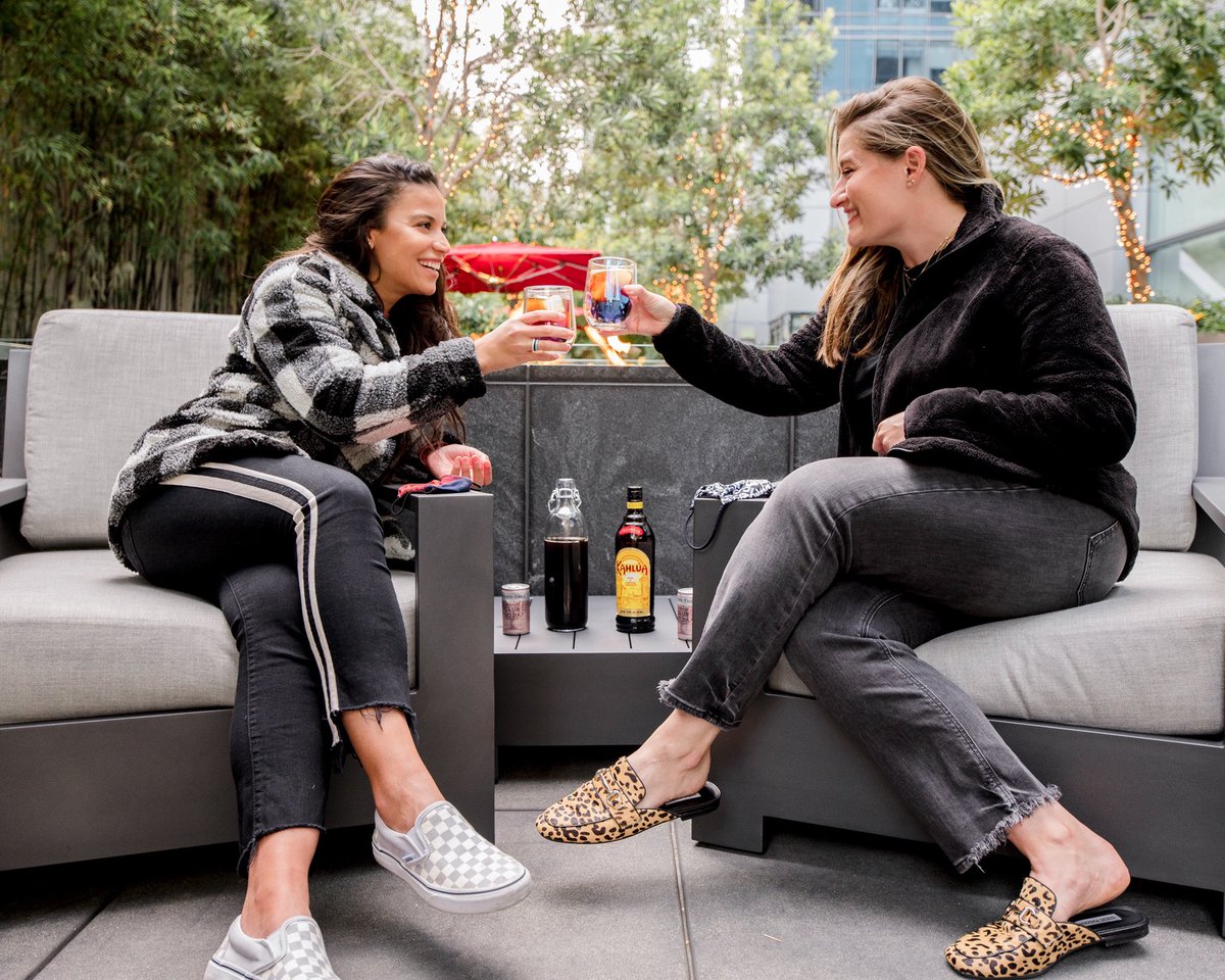 LetsGetLexi's tweet photo. Pretending weâre on vacation with a @Kahlua Cold Brew Soda âïž This combination of cold brew and KahlĂșa is the perfect #SummerBrewmance. Hack: Pre-make and refrigerate your cold brew soda in batches so you donât have to constantly make them for your guests ;) #KahluaPartner https://t.co/7xwVHDRbkH