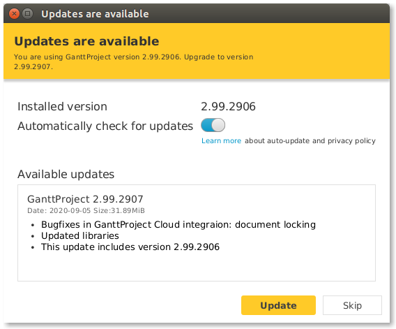 GanttProject tweet media