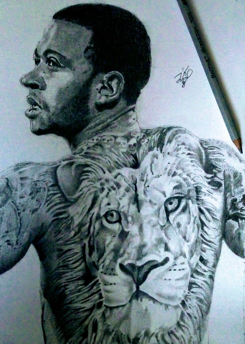 JamesAsamtey's tweet image. My name is Asamtey James. This is my recent artwork of Depay done with PENCILS. Kindly Retweet💙 🙏🏾🙂