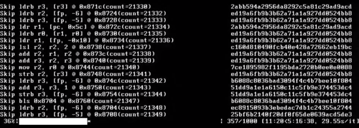 enovella_'s tweet image. #ESIL side-channel attacks arriving to @radareorg land. Fault/Glitch injection simulation finally open-sourced! 💣 Many ESIL PRs open to support #AES on ARM. What a world to live in! Time to try this against the AES #whiteboxes found in the #r2con2020 CTF!