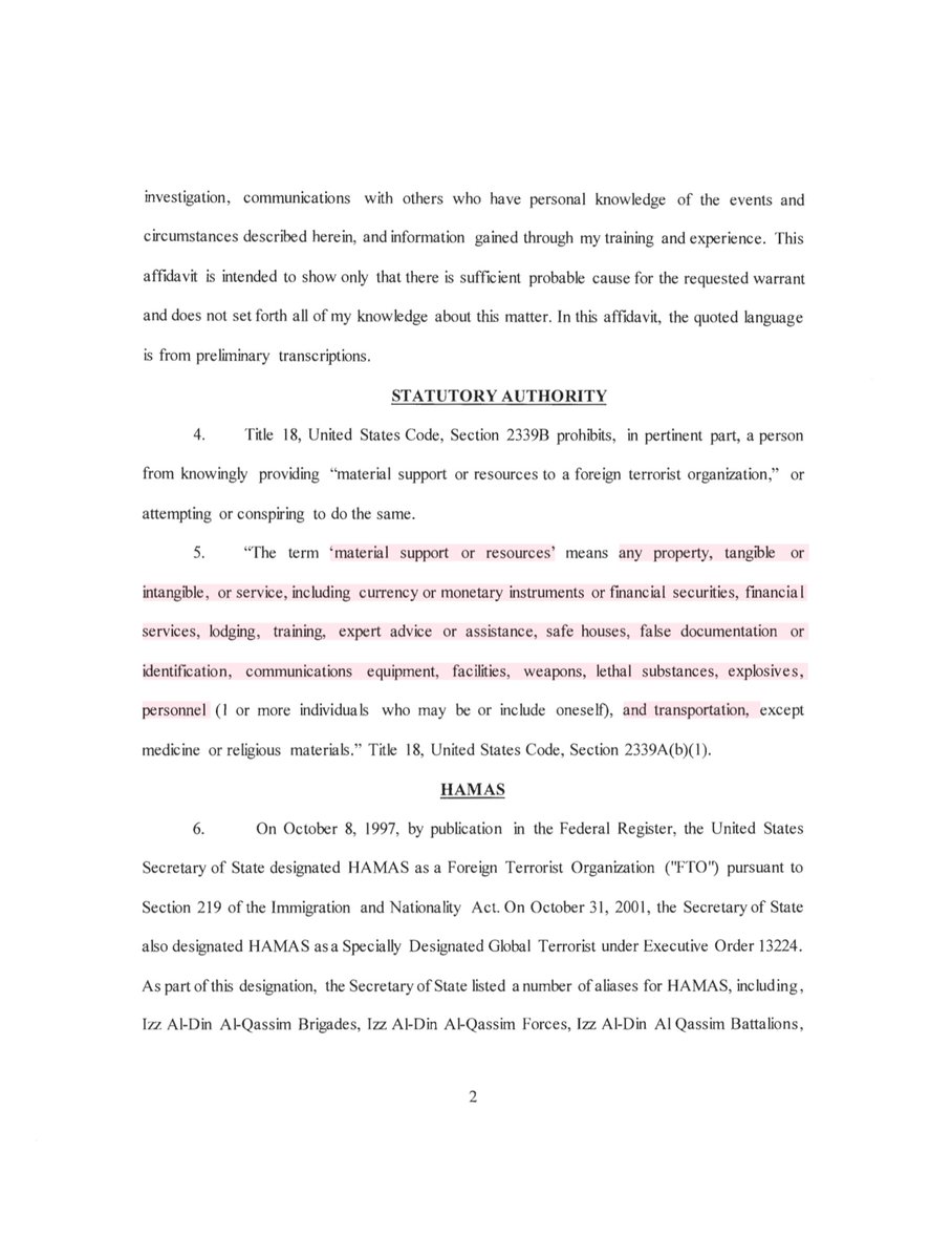 “violating18 USC§ 2339B- Conspiring to Provide and Attempting to Provide Material Support to a Designated Foreign Terrorist Organization ("PTO") and Aiding and Abetting in violation of 18 USC § 2”SOLOMON & TEETER claim to be members of the Boogaloo Boissub-group "Boojahideen"