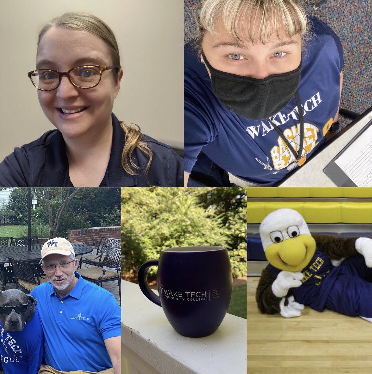 waketechsports's tweet photo. Thanks to everyone that participated in today’s #WakeTechSpirit #CollegeColorsDay - looking forward to more collaborations with @WakeTechSGA 💙💛 https://t.co/eNj5sI35To