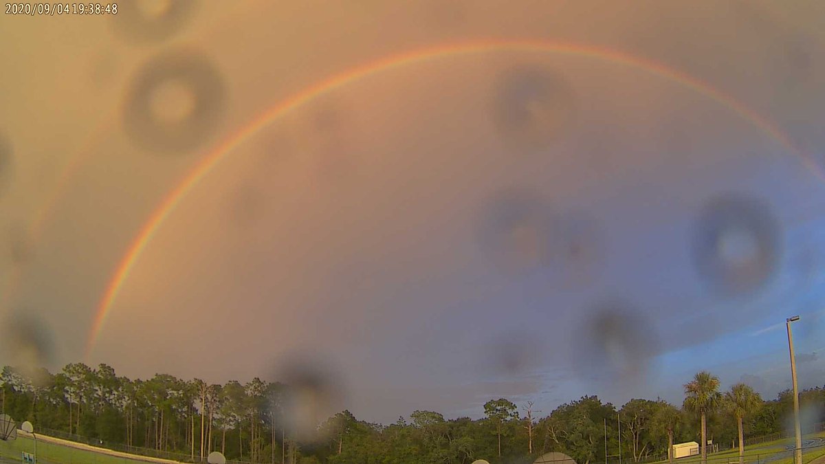 emansouri's tweet photo. Today's Mansouri Moment: 7:38 pm EDT Pasco County eSchool Spring Hill, FL

Double rainbow at sunset @PESWxSTEM https://t.co/DEaOdTcXlD https://t.co/98GBa3IJ0J
