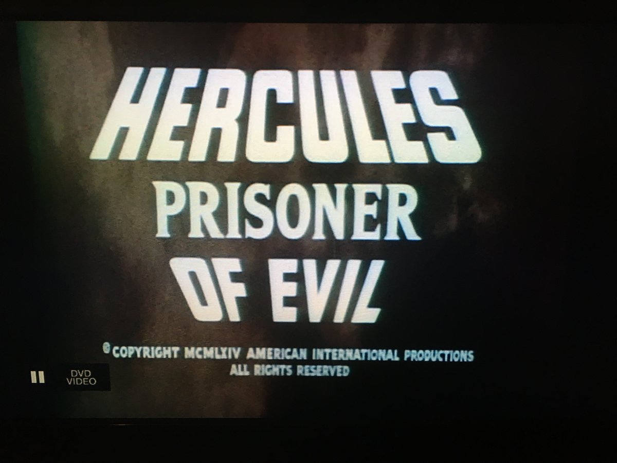 Krycek_Facility's tweet photo. Tonight's film: URSUS, IL TERRORE DEI KIRGHISI (rebranded by English-langage distribs as a Hercules pic + titled HERCULES, PRISONER OF EVIL, 1964) on the DVD from Retromedia. This one was directed by #AntonioMargheriti w/uncredited contributions by #RuggeroDeodato
#peplum #pepla https://t.co/rSMTjiBEuK