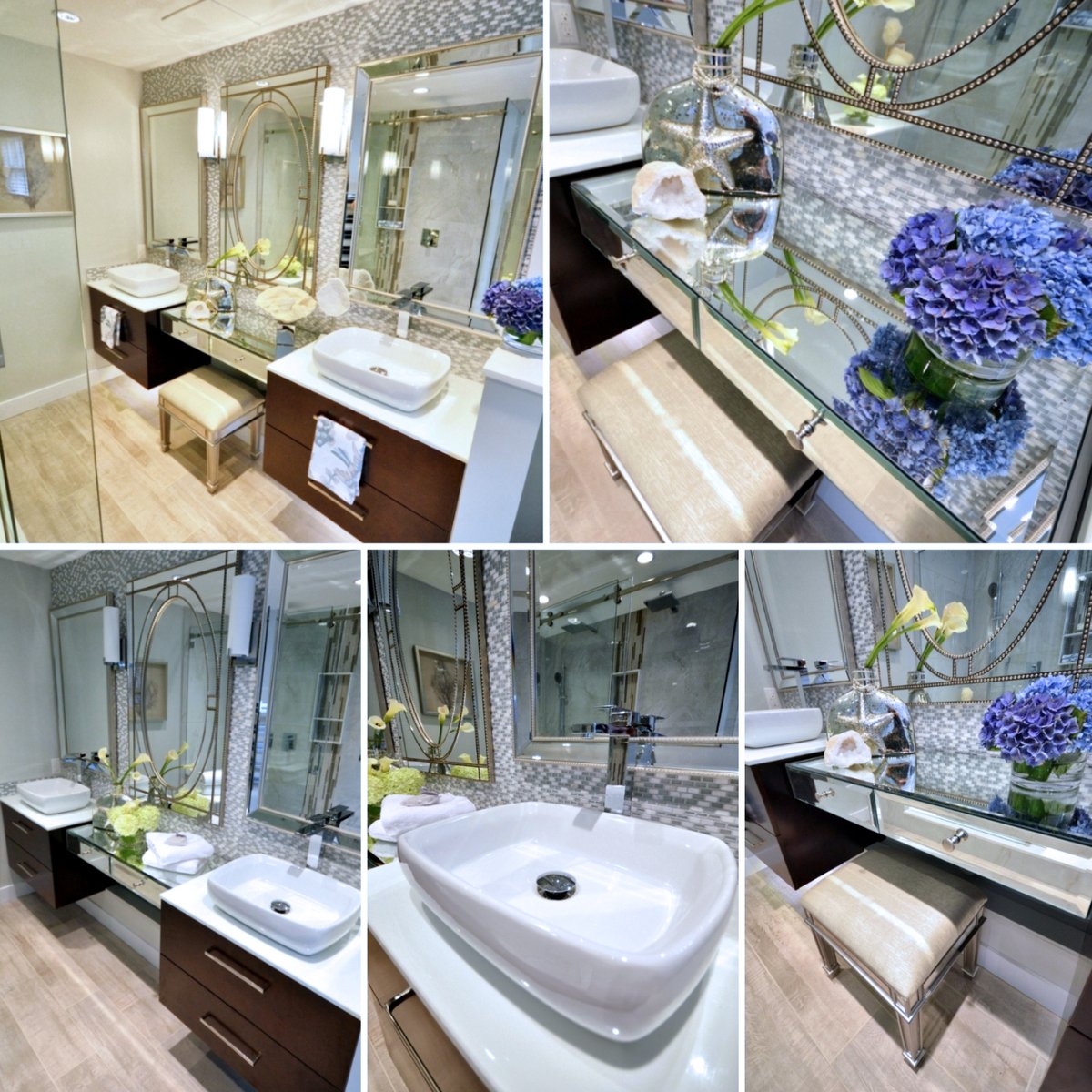 Dream #bathroom must-have: 1) create a versatile vanity/prep area. Consider work surface ideas, sink &amp; faucet options, lighting &amp; mirrors. 

See how we can help at bit.ly/2TuqZ9Z

#renovatemeplz #design #construction #renovation #remodel #interiordesign #northvan #TGIF