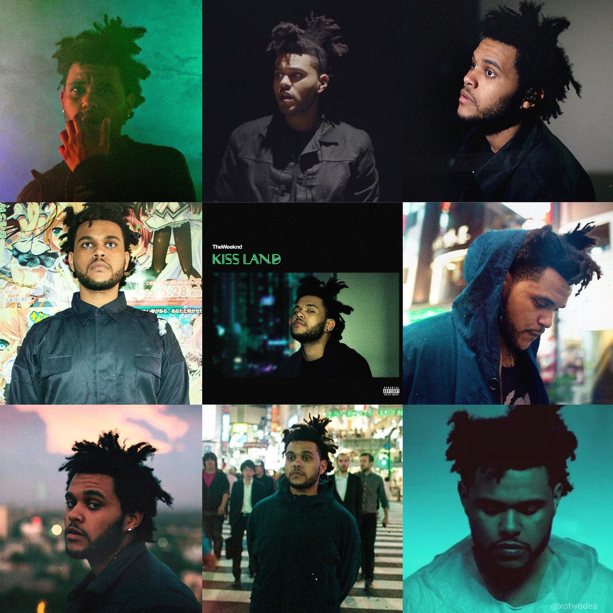 the weeknd's albums aesthetic.
