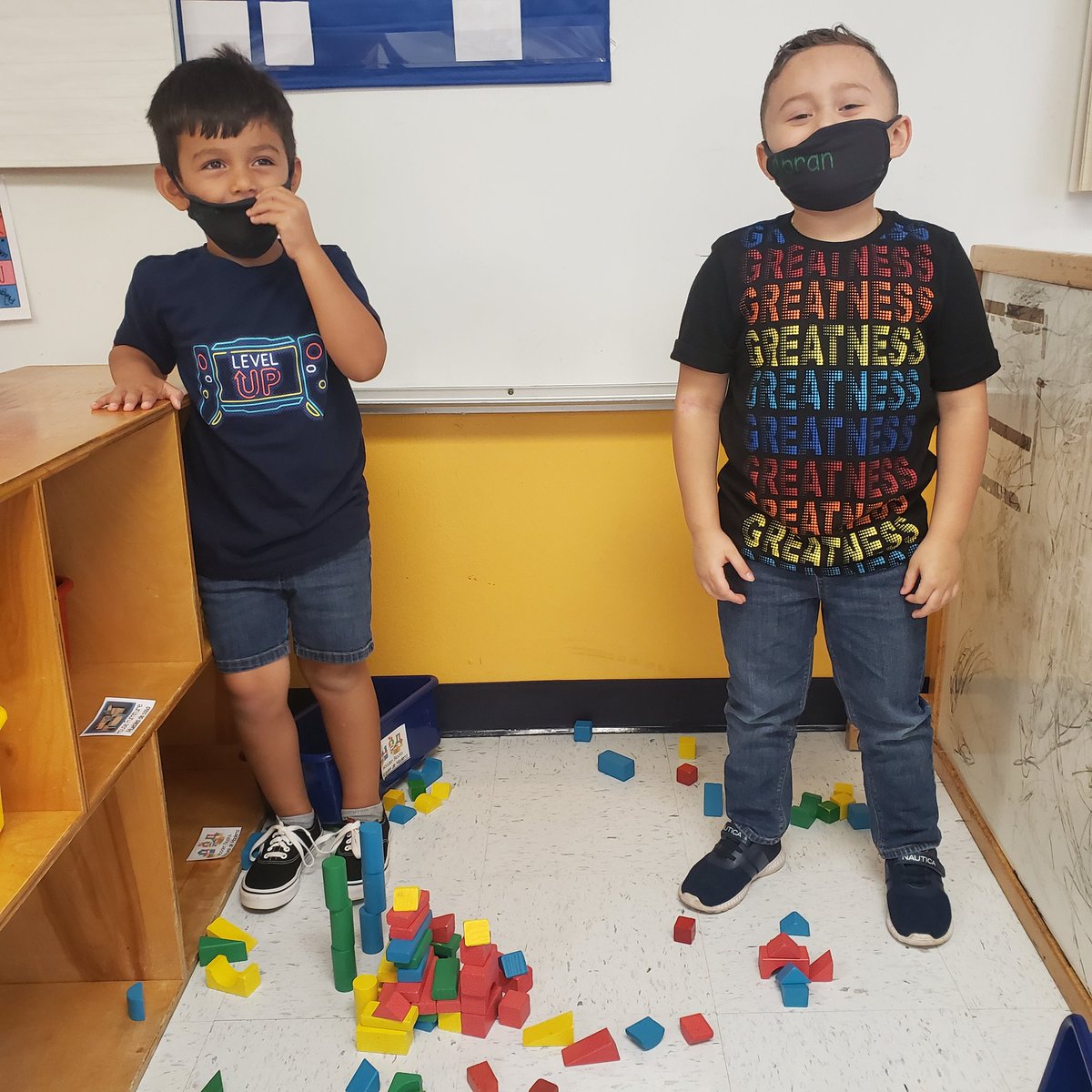 nlongoriaHS's tweet photo. Week 2 of learning to play cooperatively in centers! I'd say we are slowly getting into a nice groove.@HeadStartHeroes #wfisdEarlyLearning #HeadStart #thejourneymatters #bethelight https://t.co/HemNa7WJQi
