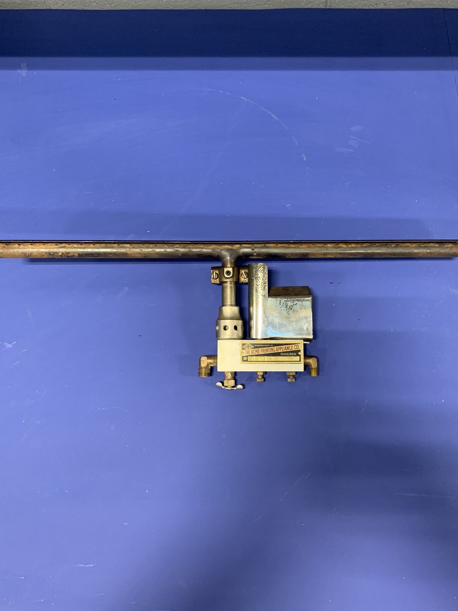 NickNhoward's tweet photo. For some of us, perhaps the Acme gas dryer is a memory. Before #Oxydry , #Grafix and #Weko this is how inks were dried.#Print #PRINTING #miehlevertical https://t.co/c3e0pDuXAA