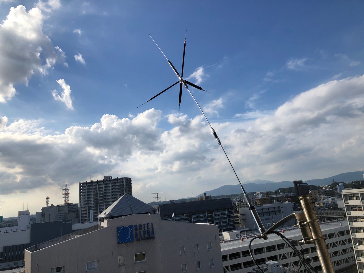 またアパマンハムのアンテナの悩みが始まります。汗 とりあえず、試し