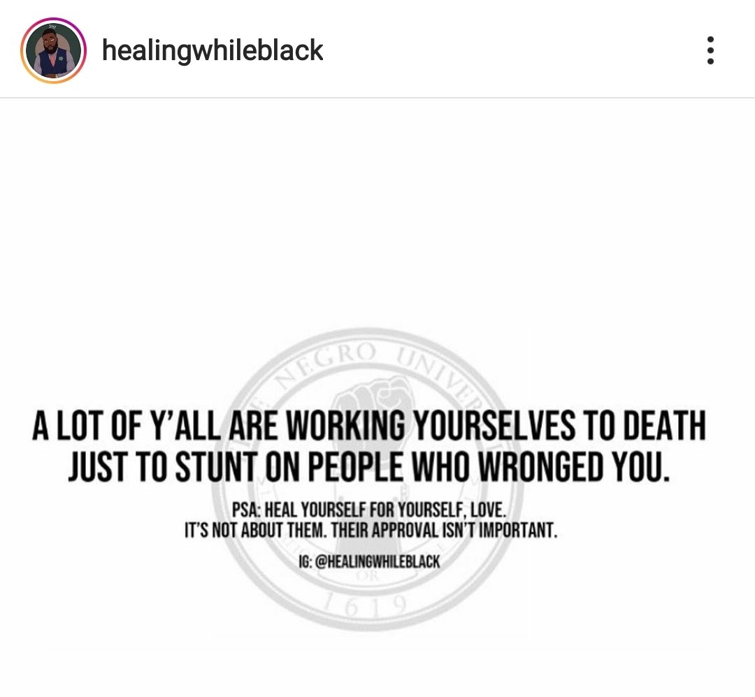 KissedBTS's tweet photo. Thoughts? 

#selfhelp #healingwhileblack #BlackOwnedBusiness #BlackLivesMatter https://t.co/8aap9EbORa