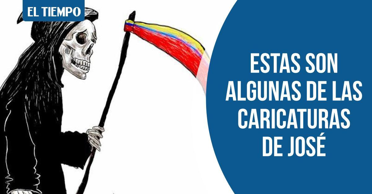 ELTIEMPO's tweet photo. José Eugenio tiene apenas 14 años y llama la atención por sus críticas políticas plasmadas en caricaturas. Acá le mostramos algunas de ellas ➡️  https://t.co/SGlSSH1nSt https://t.co/McKFV1zo4l