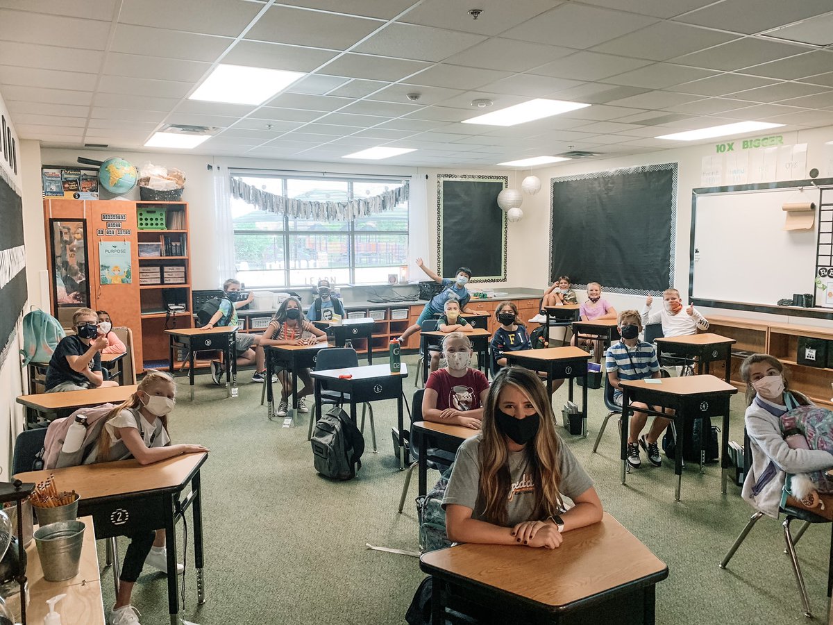 hellomrshall's tweet photo. We had such a fun first day of F2F!!! So excited to finally have these little faces in our classroom! 😍 #fisdstrong #wearestrongertogether #ourFISDstory @McSpeddenES @McSpeddenFifth https://t.co/9KIvT3ulHU