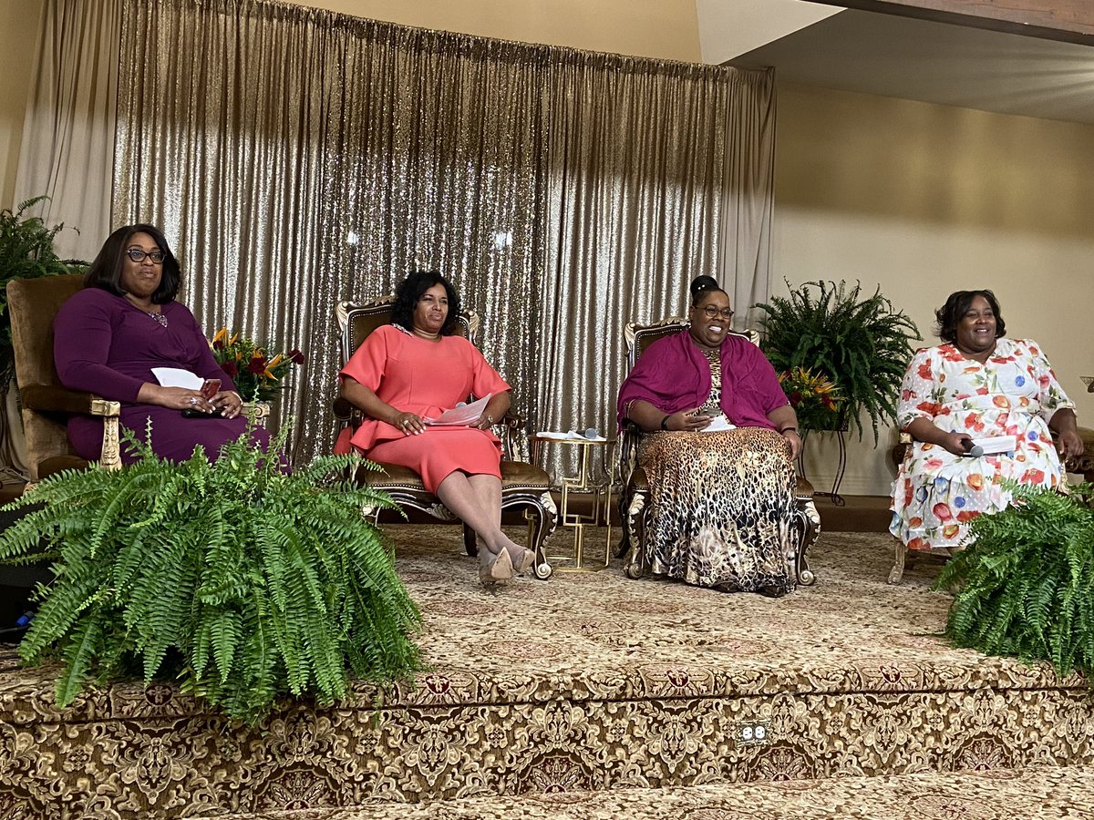 pastorkimray's tweet photo. The Ray Sisters watching “live” Bishop Michael Blue #IIVF https://t.co/ThsTnTRPcV