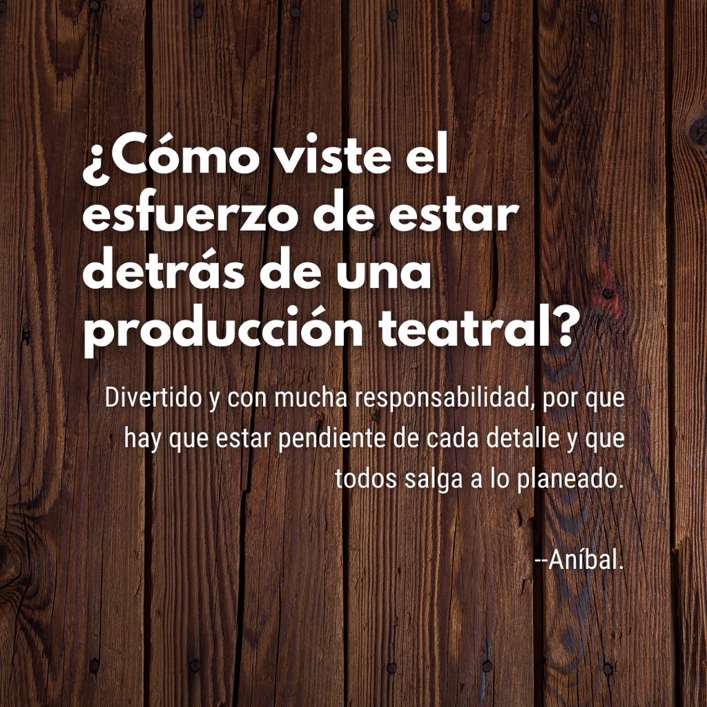 teatroestudioEC's tweet photo. Lo que se muestra en el escenario es solo una pequeña parte de todo lo que se trabaja detrás para poder mostrar una obra al público.

Conoce al equipo de producción de TELIA: Annibal Y Maricruz Gonzalez, y Freddy Guerrero. https://t.co/3FED5xp4I3