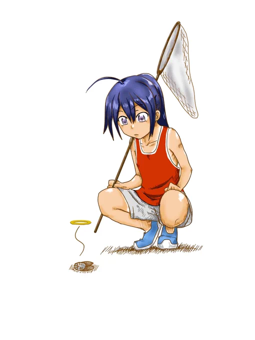 今年の夏もあっという間だった#ポニテショタ 