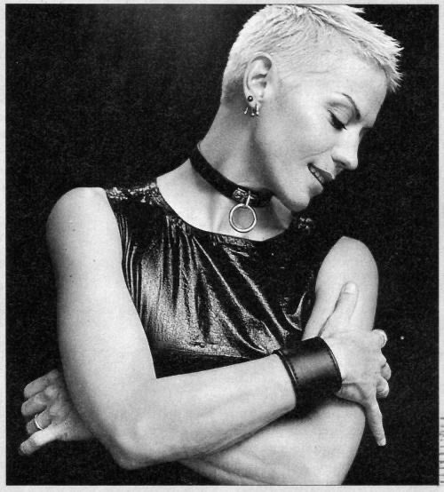 shaved head blonde joan jett . yes