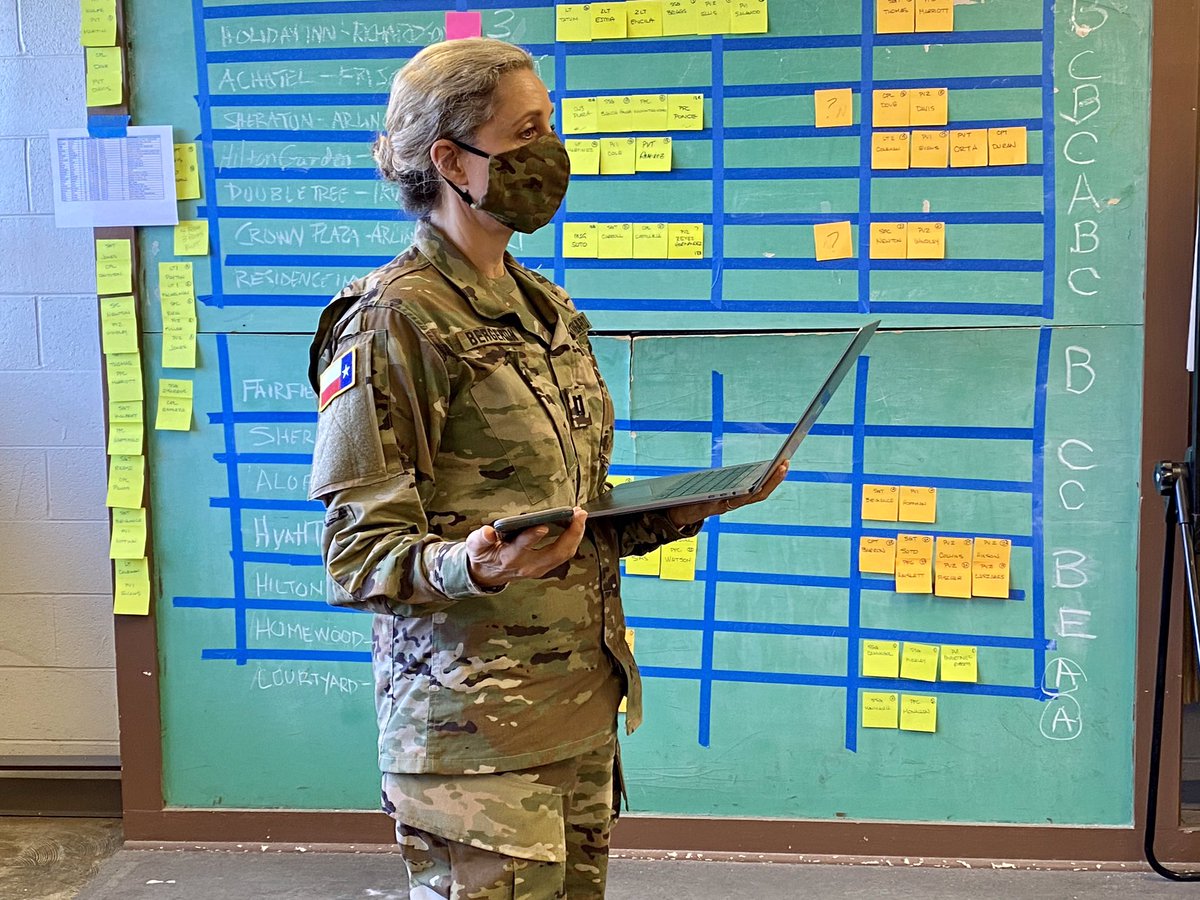 bghastingstx's tweet photo. There’s a saying “it takes an army”  While many Texas Guardsmen are supporting their fellow citizens displaced by Hurricane Laura there’s a small army of operations and logistics personnel working behind the scenes to keep them functioning effectively.  @TXSGOfficial https://t.co/rb6YSRuxZq