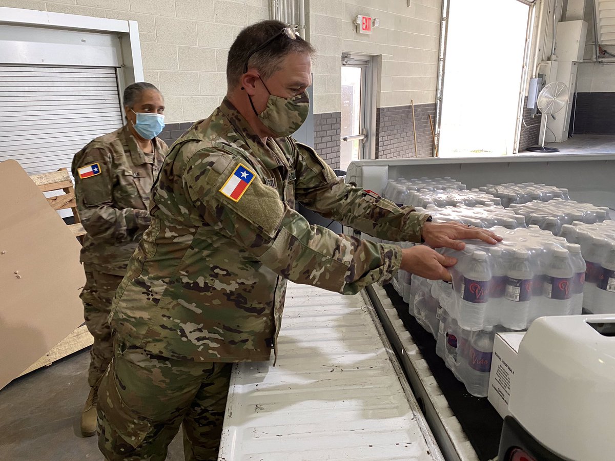 bghastingstx's tweet photo. There’s a saying “it takes an army”  While many Texas Guardsmen are supporting their fellow citizens displaced by Hurricane Laura there’s a small army of operations and logistics personnel working behind the scenes to keep them functioning effectively.  @TXSGOfficial https://t.co/rb6YSRuxZq