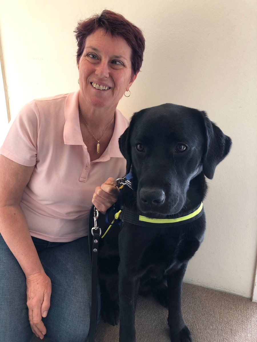 Eleni has made history, becoming the first person in Australia to complete training with a Seeing Eye Dog via Zoom. Read her incredible story at the link below: sed.visionaustralia.org/news/Eleni-Lau…