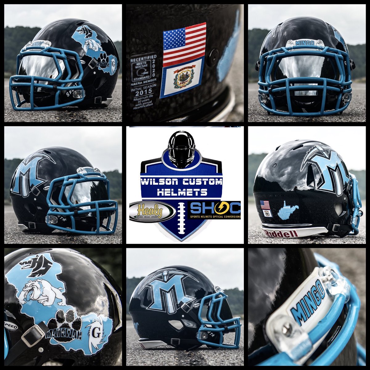 Mingo Central Football (@mingocentralfb) on Twitter photo Detail shots of the 2020 Mingo Central High School Football Helmet. Thanks to <a href="/HealyAwards/">Healy Awards - The Nation's Toughest Helmet Decals</a> for always fabricating the best decals and our own <a href="/WesWilson247/">Wes Wilson</a> with the unique dedication to our former schools. Ⓜ️🏈⛏ #ThisIsMingo #wvprepfb #uniswag <a href="/UNISWAG/">UNISWAG</a> @healyawards Detail shots of the 2020 Mingo Central High School Football Helmet. Thanks to <a href="/HealyAwards/">Healy Awards - The Nation's Toughest Helmet Decals</a> for always fabricating the best decals and our own <a href="/WesWilson247/">Wes Wilson</a> with the unique dedication to our former schools. Ⓜ️🏈⛏ #ThisIsMingo #wvprepfb #uniswag <a href="/UNISWAG/">UNISWAG</a> @healyawards