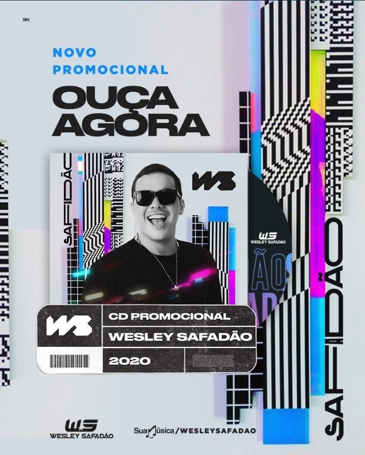CariocasSafadao's tweet photo. Ouça agora o novo CD Promocional do @WesleySafadao no @suamusica com músicas inéditas! Acesse e confira https://t.co/4bFZLn2kwS #Promocional #Ws #Sucesso #Forro2020 #Promocional2020
@CentralDeFasWS https://t.co/hQrwTWrxGs