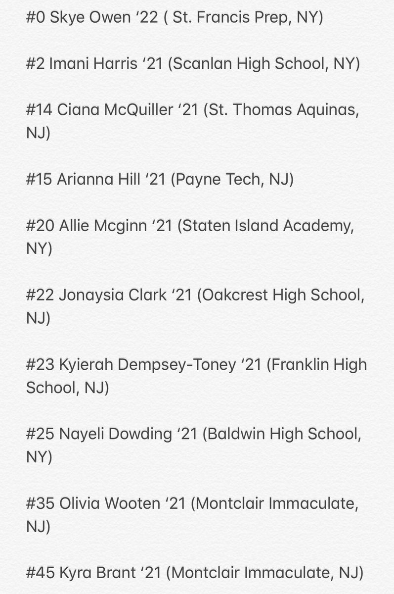 brolylew's tweet photo. Brolys Berzerkers
Labor Day Weekend extravaganza squad! 

Keep an eye on the uncommitted girls coaches ! 

@NoBoyzAllowedBB @CoachJKreie @HardworkPG4 @Imani_theanswer @Cdotcrazy @Allie33McGinn @JonaysiaC @ptb_kyyy @nayelidowding @livwooten @kyrabrant @NJLadiesHoops https://t.co/D7YPQ1xaob