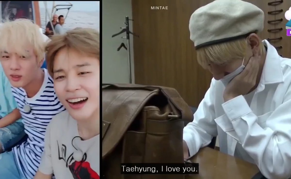 The video message recorded by Jimin himself with the boys made Taehyung so happy 