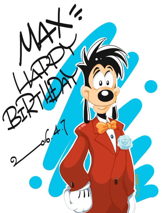 もういっちょ^^
お誕生日おめでとう!
マックス????? 