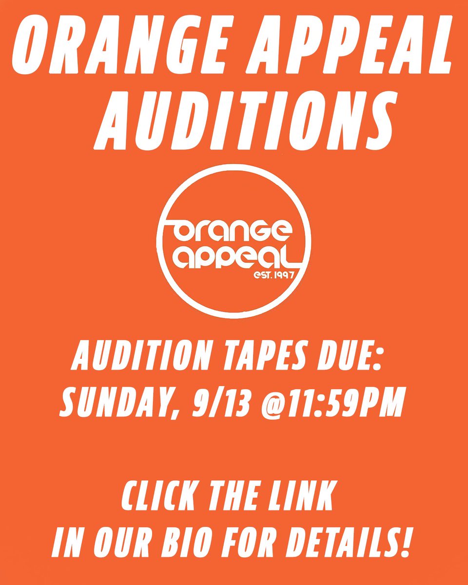 Orange Appeal tweet media