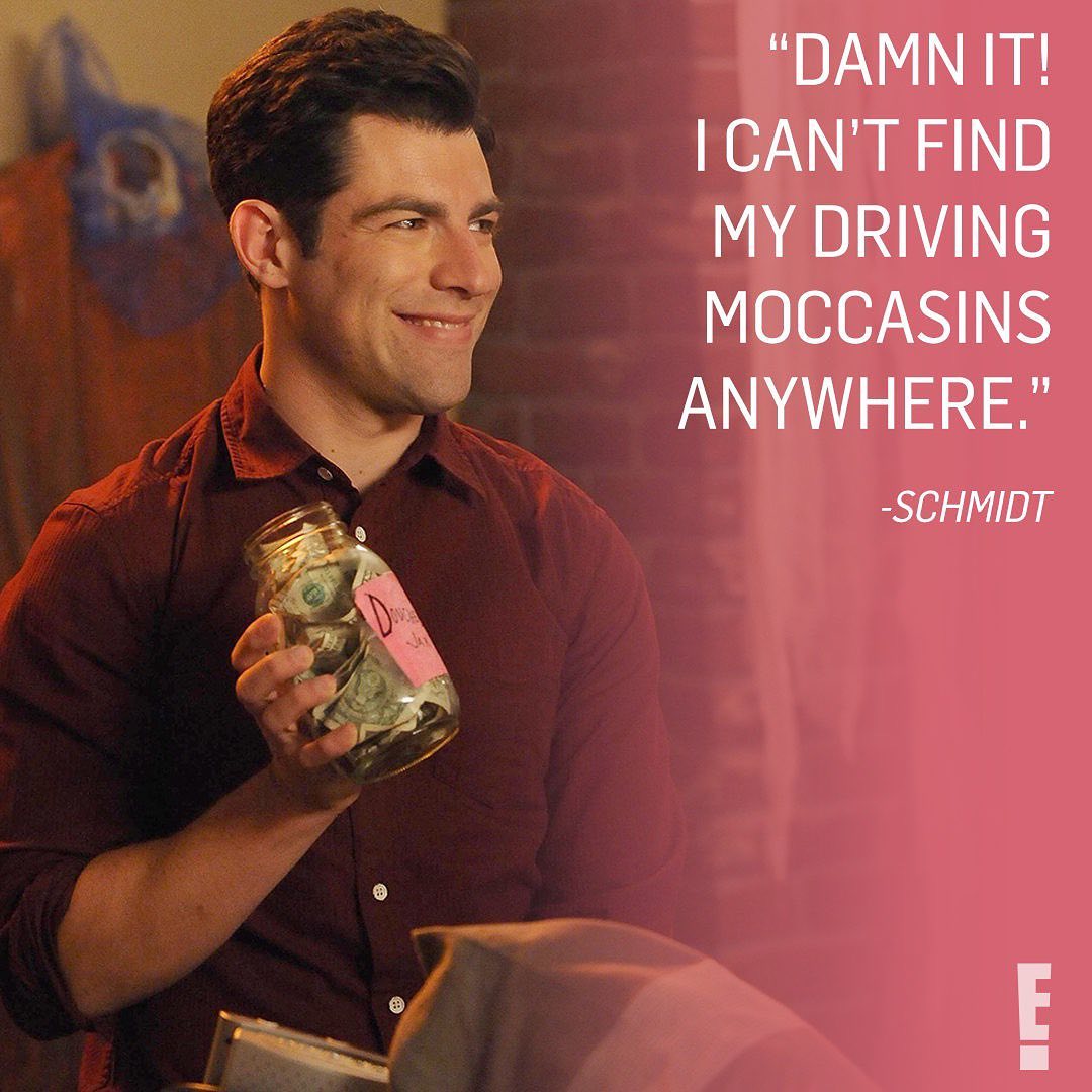 enews's tweet photo. We're celebrating ALL DAY SON because it's Max Greenfield's birthday. Comment your favorite Schmidt line below. ⬇️ https://t.co/pVH86CtKpZ