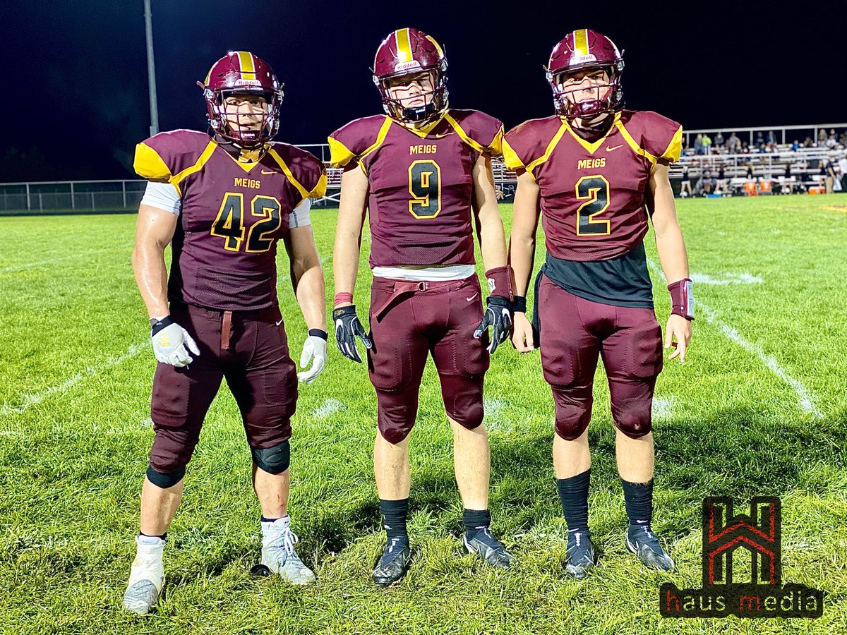 haus_media's tweet photo. @haus_media &amp; @ArmyWv Players of the Game goes to @MeigsFb’s @abe_lundy @WyattHoover15 &amp; @Colt2Cle All with Multiple TD’s Meigs Wins over River Valley 39-12. #hausmediaOhio https://t.co/twoMSimpQ9