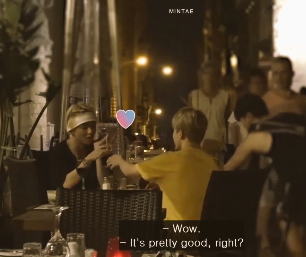 Of course the must-have dinner date with  #vmin 