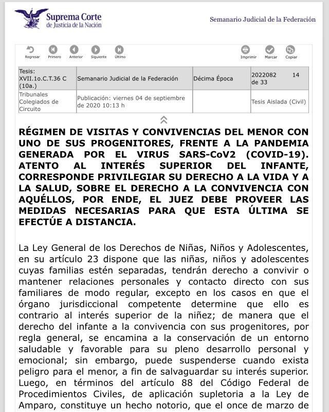 CarlosMEnrigue's tweet photo. Comienzan a caer los primeros criterios sobre convivencia de menores en tiempos de Covid.
Naturalmente atendiendo siempre el interés superior de la niñez. https://t.co/nRjyk54cdq
