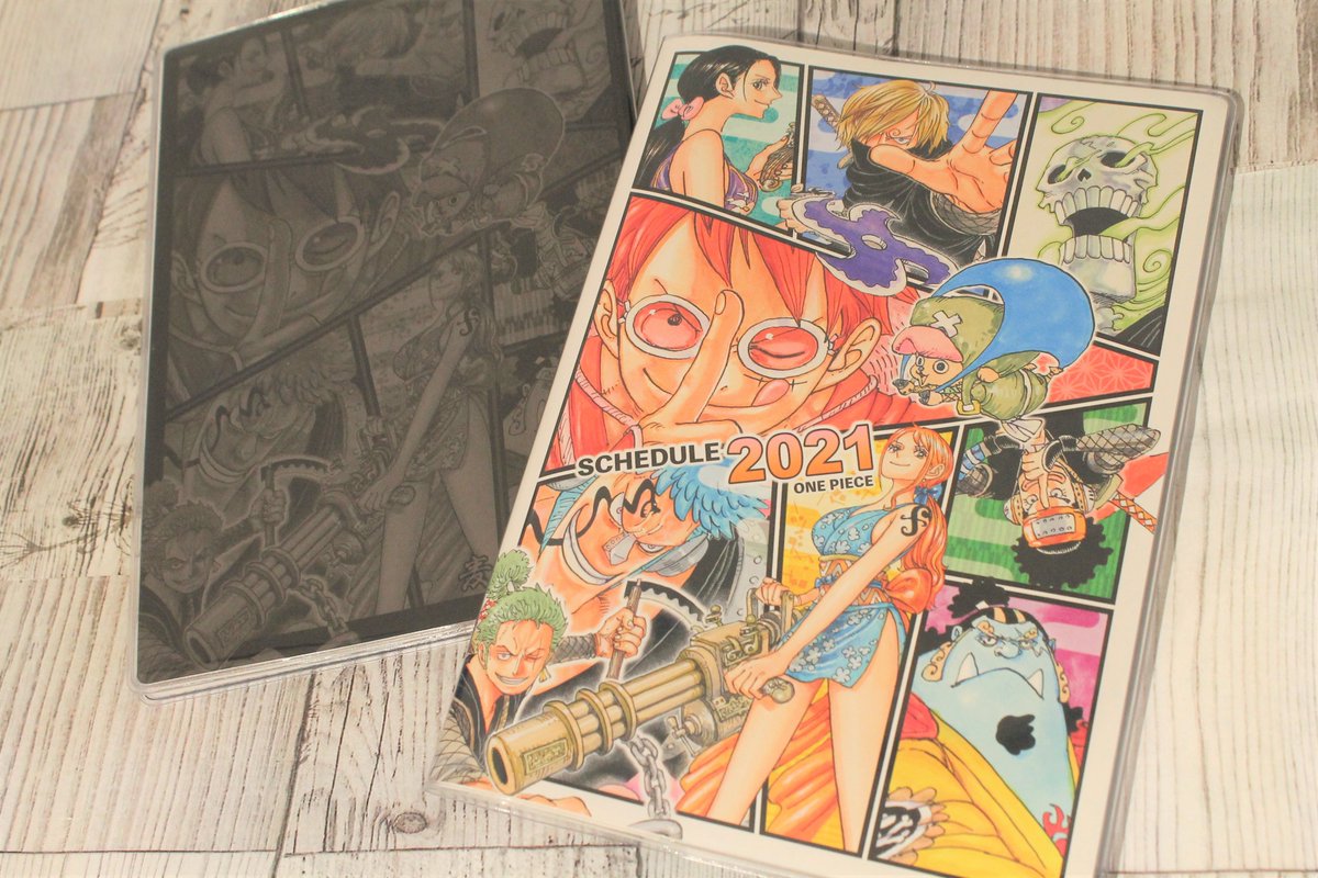 One Piece麦わらストア渋谷本店 新商品 原画商品 スケジュール帳21 1 650円 税込 好評発売中 麦わらストア Onepiece