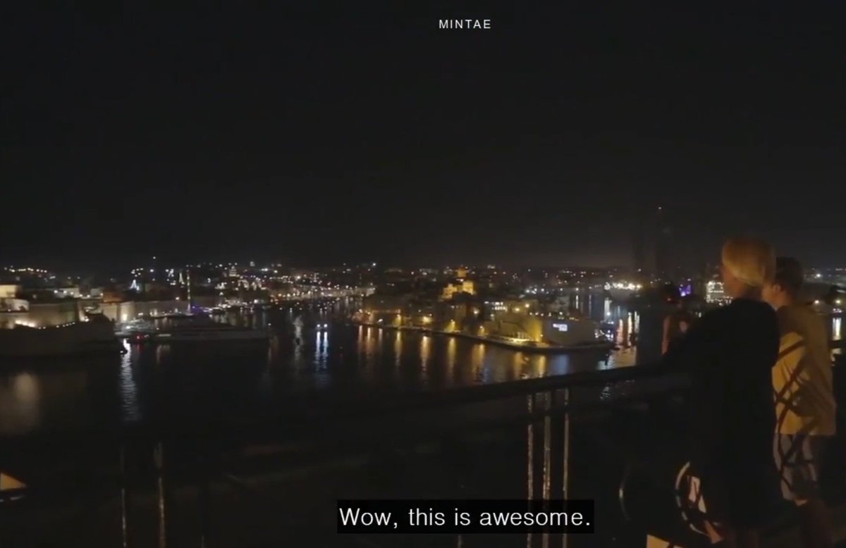 "You like night views, I wanted to show you this" - #JIMIN Seriously, he's one of the most thoughtful persons to ever exist   #vmin 