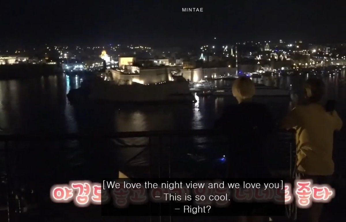 "You like night views, I wanted to show you this" - #JIMIN Seriously, he's one of the most thoughtful persons to ever exist   #vmin 