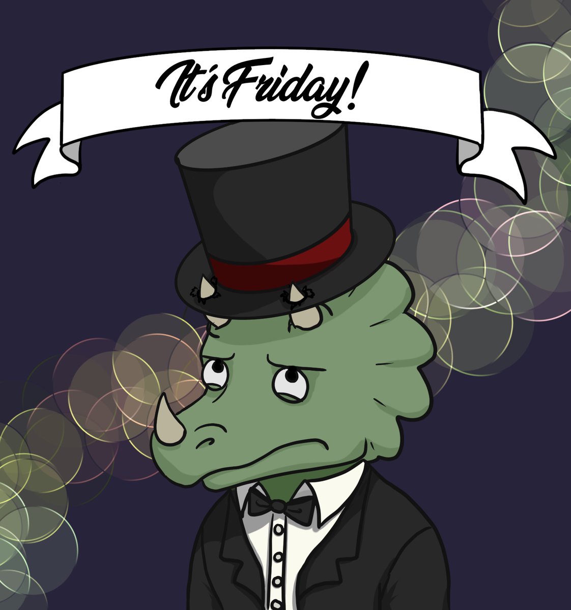 PethickMath's tweet photo. WE’RE BACK! I hope you all had an excellent first week of school! It was, of course, our first #DrawADinosaurFriday, and a fancy one at that! Have a fabulous three-day weekend, Falcons! https://t.co/cWXKaqfGxg