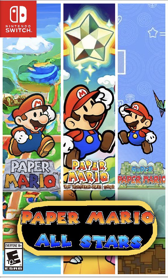 IISwitchII's tweet photo. How do I get this to happen... #Mario #PaperMario #remasterthousandyeardoor https://t.co/WunNfuw2UL